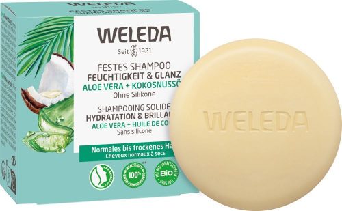 Weleda, Weleda - Festes Shampoo Feuchtigkeit & Glanz, 50 g
