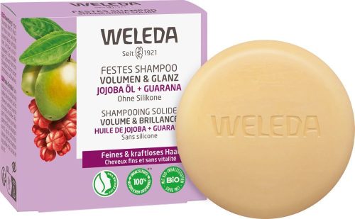 Weleda, Weleda Festes Shampoo Volumen & Glanz Haarshampoo 50 g
