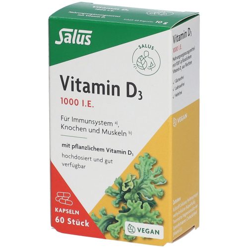 Salus, Salus Vitamin D3 1000 Vital Kapseln (60 Stk)