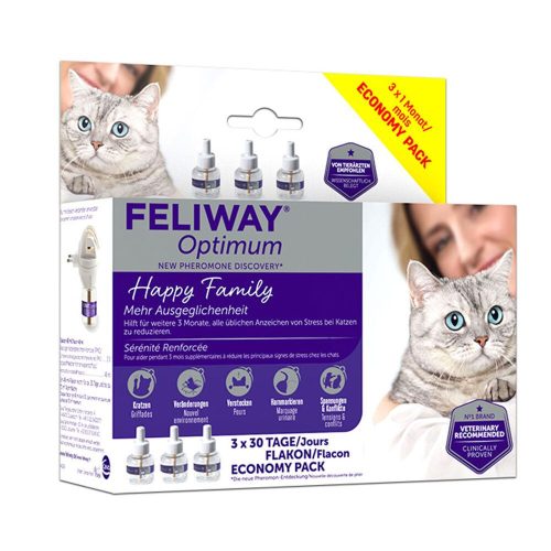 FELIWAY, Feliway Optimum 3 x 48 Nachfüllflakon Vorteilspack