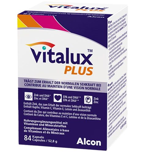 Vitalux Plus, Vitalux Plus 84 Kapseln | Augentropfen