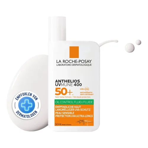 La Roche Posay, LA ROCHE-POSAY Anthelios UVmune 400 Fluide Oil Control SPF50+