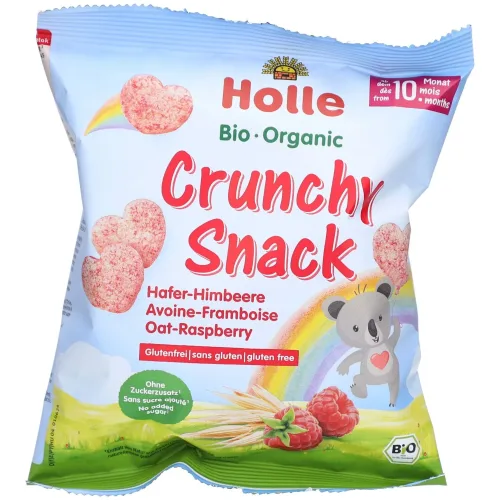 Holle, HOLLE Bio Crunchy Snack Hafer-Himbeere (30g)