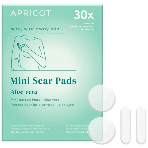 APRICOT, Apricot Wiederverwendbare Narben-Pads mit Aloe Vera Pflege Accessoires 4 ct