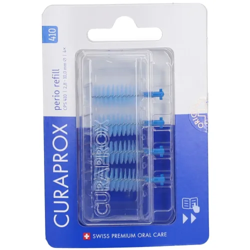 CURAPROX, CURAPROX CPS 410 Perio Himmelblau Ersatzbürsten, Durchmesser 2.8-10mm (4 Stk)