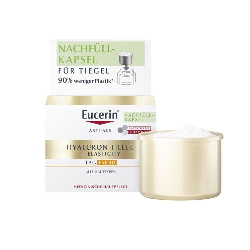 Eucerin, Eucerin - Hyaluron-Filler + Elasticity Tagespflege LSF 30 Nachfüllkapsel, 50 ml
