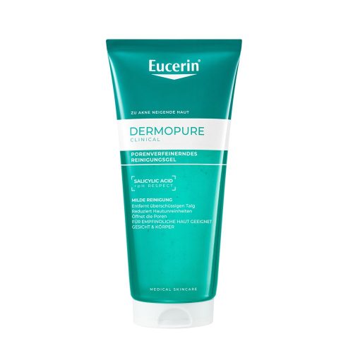 Eucerin - DERMOPURE CLINICAL Porenverfeinerndes Reinigungsgel, 200 ml