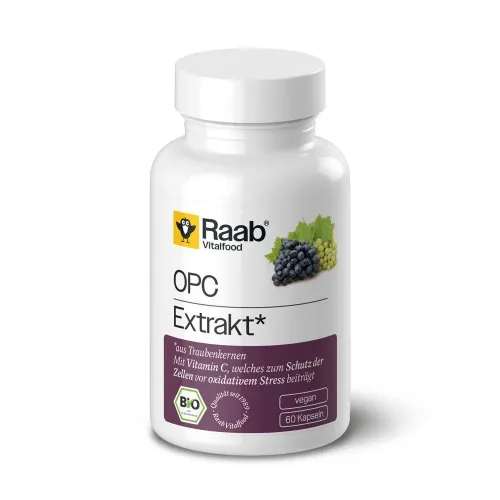 Raab Vitalfood® Bio OPC Extrakt Kapseln