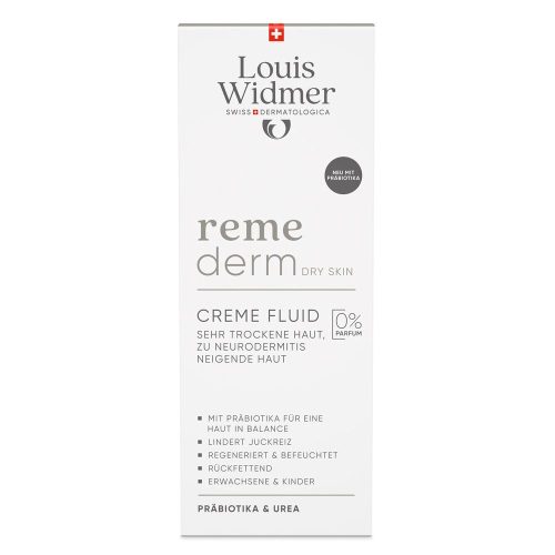 Louis Widmer - remederm Creme Fluid mit Probiotika ohne Parfum, 200 ml