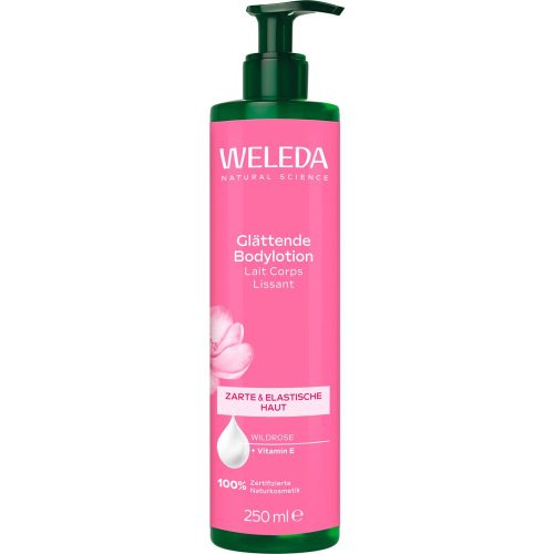 Weleda, Weleda - Glättende Bodylotion – 24h Feuchtigkeit, Pflege & Geschmeidigkeit für samtig glatte Haut, 250 ml