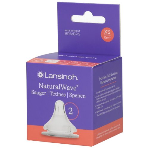 Lansinoh, 2er-Pack Trinksauger NaturalWave
