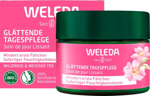 Weleda, Weleda - Glättende Tagespflege Wildrose & Weisser Tee, 40 ml