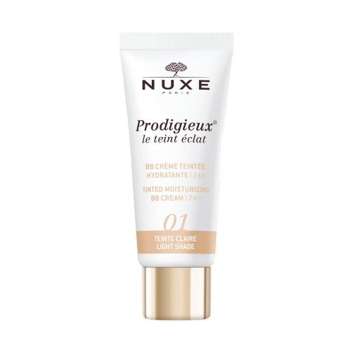 Nuxe, Nuxe - BB-Creme, Prodigieux® Le Teint Éclat strahlender Teint Getönte, feuchtigkeitsspendende BB-Creme | 24H, 30 ml, Light