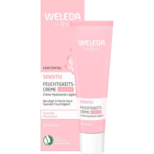 Weleda, Weleda Sensitiv Feuchtigkeitscreme Leicht Mandel (30ml)