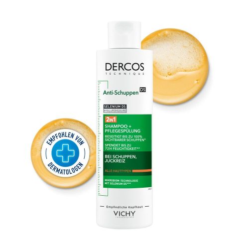 VICHY - 2in1 Anti-Schuppen Shampoo, Dercos, 200 ml