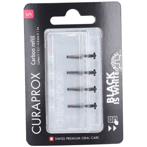 Curaprox, CURAPROX Black is white-CPS Carbon, Grösse S, refill (4 Stk)