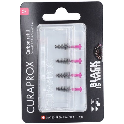 Curaprox, CURAPROX Black is white-CPS Carbon, Grösse M, refill (4 Stk)