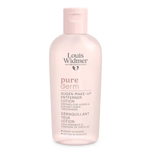 Louis Widmer purederm Augen-Make-up-Entferner Lotion unparfümiert