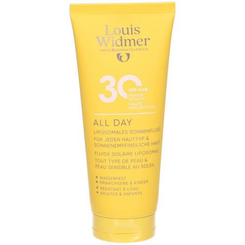 Louis Widmer, Louis Widmer All Day Sonnencreme LSF 30 unparfümiert (100ml)