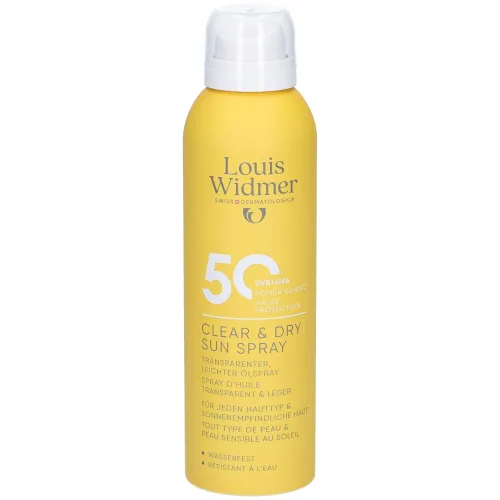 Louis Widmer, Louis Widmer - Clear & Dry Sun Spray 50, 200 ml