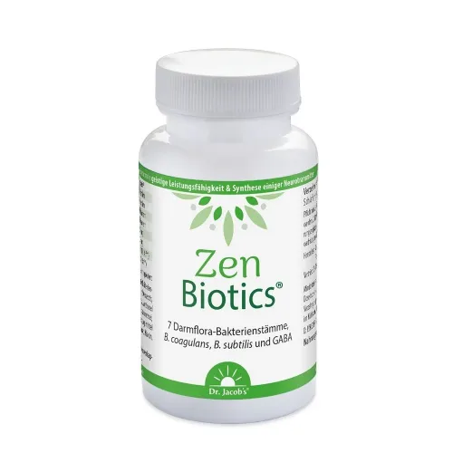 Dr. Jacobs, Dr. Jacob's Zen Biotics Darmflora-Bakterien + Gaba Kaps Ds 90 Stk
