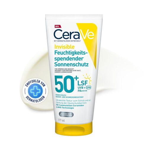 CeraVe, CeraVe - Invisible Hydrating Sonnencreme SPF50+, 177 ml