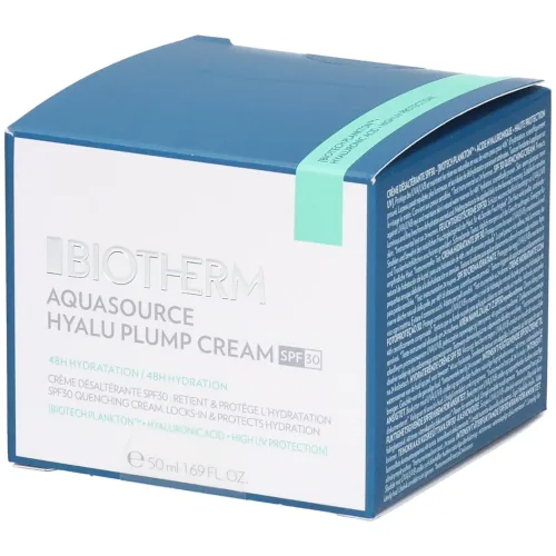Biotherm, Biotherm - Aquasource Hyaluron Plump Cream mit LSF30, 50 ml