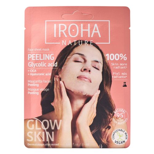 Iroha, Iroha Nature - Perfect Skin Peeling Glycolic Acid & Centella Asiatica Face Mask