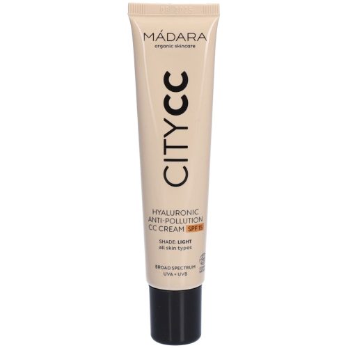 MÁDARA, MÁDARA City CC Hyaluronic Anti-Pollution SPF15 BB- & CC-Cream 40 ml LIGHT