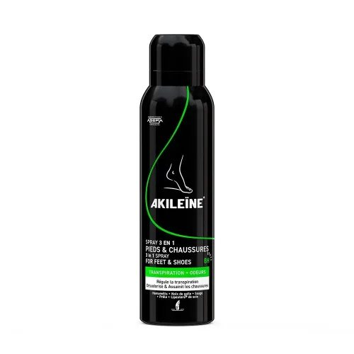 Akileine, AKILEÏNE Grün Fuss- & Schuhspray 3in1 (150ml)