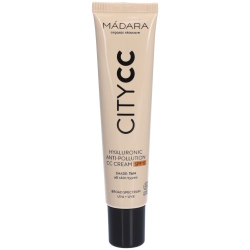 MÁDARA, MÁDARA City CC Hyaluronic Anti-Pollution SPF15 BB- & CC-Cream 40 ml Tan