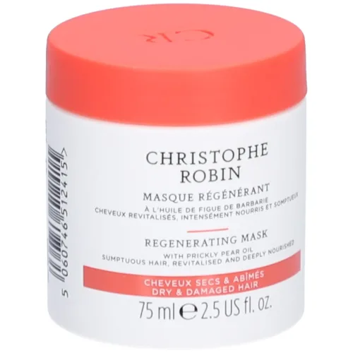 Christophe Robin, Christophe Robin - Regenerating Mask with Prickly Pear Oil, 75 ml