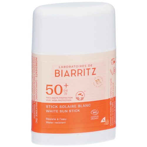 Biarritz, BIARRITZ Bio Sonnenstick LSF 50+, Sport, Weiss (12g)