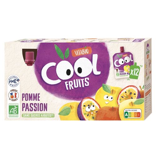 Vitabio Cool Fruits Pomme DE France Passion +3 ans