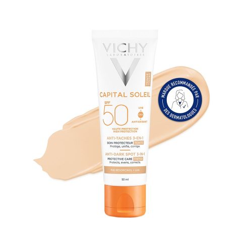 VICHY, VICHY IS Anti-Pigment Flecken Creme 3in1 getönt LSF50+ (50ml)