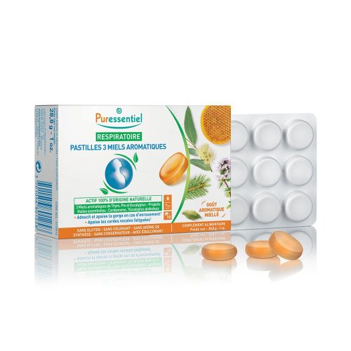 Puressentiel, PURESSENTIEL Lutschtabletten 3 Honigsorten 18 Stk