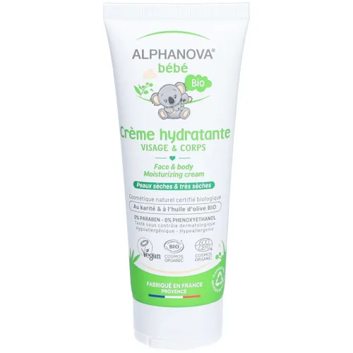 ALPHANOVA, ALPHANOVA bébé Feuchtigkeitscreme Gesicht & Körper (75ml)