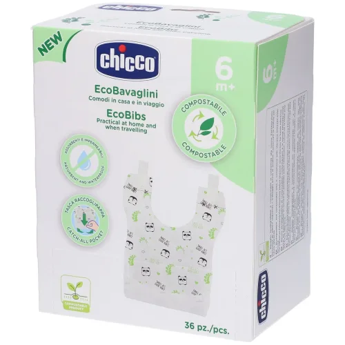 Chicco, Chicco - Umweltfreundliche Einweg Lätzchen, One Size