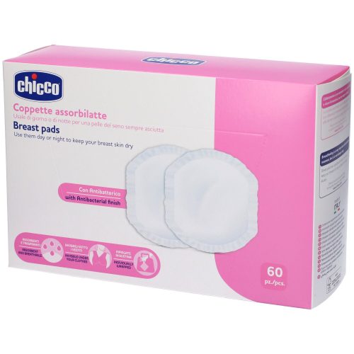 Chicco, Chicco Stilleinlage leicht und sicher antibakteriell (60stk)