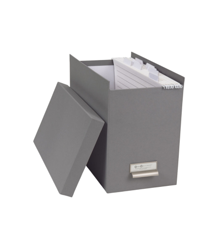 Calicosy, Calicosy - Ablagebox für Hängemappen - JOHAN, One Size, Taubengrau