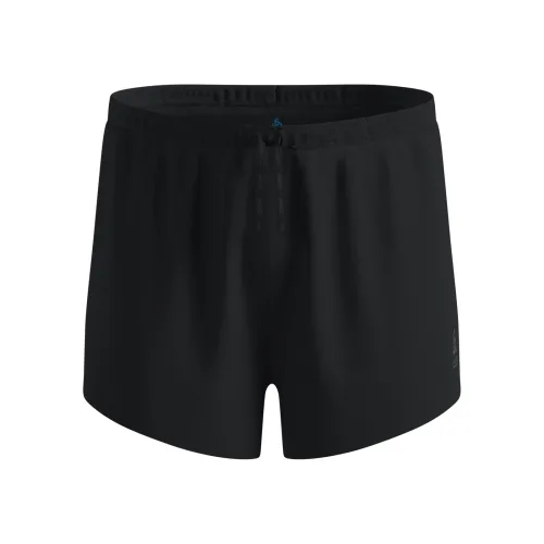 Odlo, Odlo Zeroweight 3 Inch Lauf-Split-Shorts für Herren - Training, Running - schwarz, L