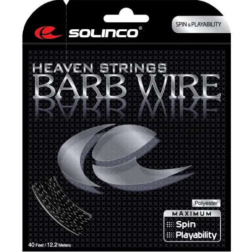Solinco, Solinco Barb Wire Saitenset 12,2m - Schwarz