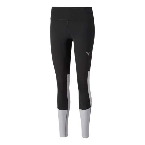 Puma, Puma Run Favorite Regular Rise Long Tight Damen - Schwarz, Flieder