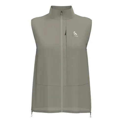 Odlo, Odlo Zeroweight Laufweste für Damen - Running - beige, L