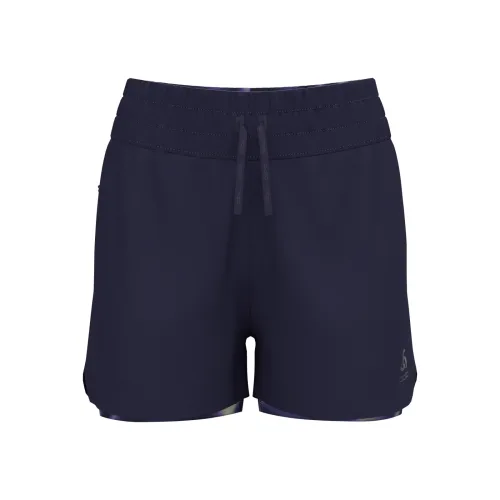 Odlo, Odlo Damen Zeroweight 3 Inch Print 2-in-1 Shorts