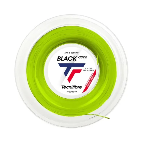 Tecnifibre, Tecnifibre Black Code 200m Saitenrolle - Limette