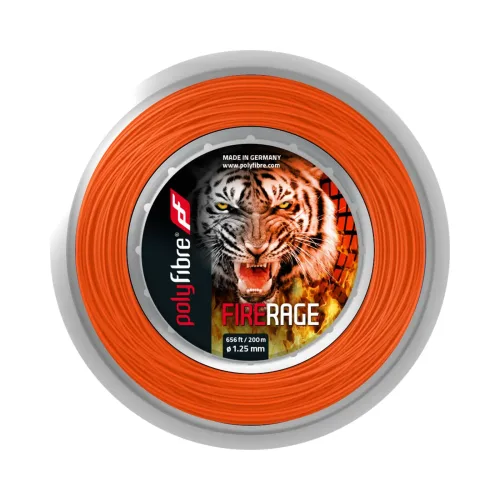 Polyfibre, Polyfibre Fire Rage 200m Saitenrolle - Rot