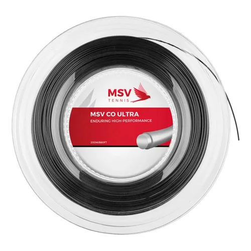 MSV, MSV Co Ultra Saitenrolle 200m - Schwarz