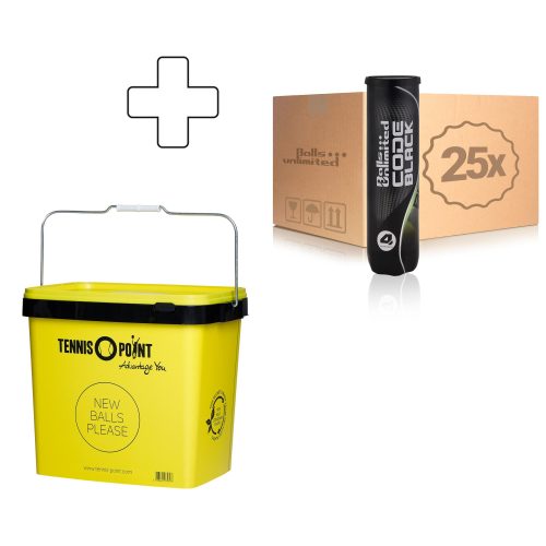Balls Unlimited, Balls Unlimited 25x 4er Dose Code Black plus Ballsammelröhre