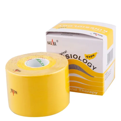 Jovita Pharma, NASARA Kinesiologie Tape 5 cmx5 m gelb 1 St Pflaster